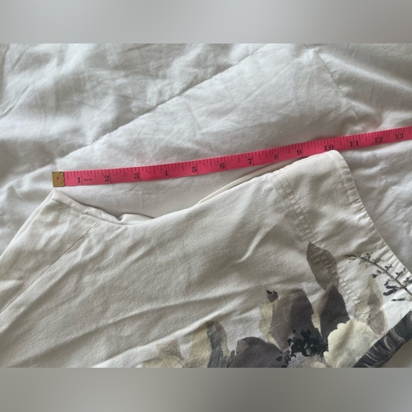 Donna Degnan White Floral Print Jacket & Pants Set Women’s Size 4 Cotton Blend - Picture 11 of 14